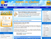 Tablet Screenshot of meteoduquebec.com